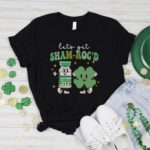 Retro Let's Get ShamROC'd T-Shirt - Image 2