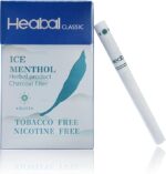 HEABAL Herbal Cigarettes - Tobacco Free, Nicotine Free - Ice Menthol